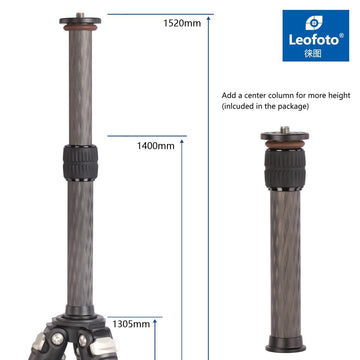 Leofoto LS-284C And LH-30 Tripod Kit Carbon Fibre 4 Section & 30mm Low Profile Ball Head